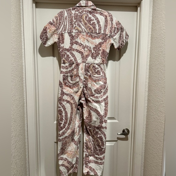 Free people We The Free Marci Printed Paisley Coverall Jumpsuit - Picture 7 of 9